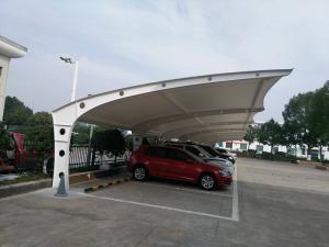 張拉膜結(jié)構車棚